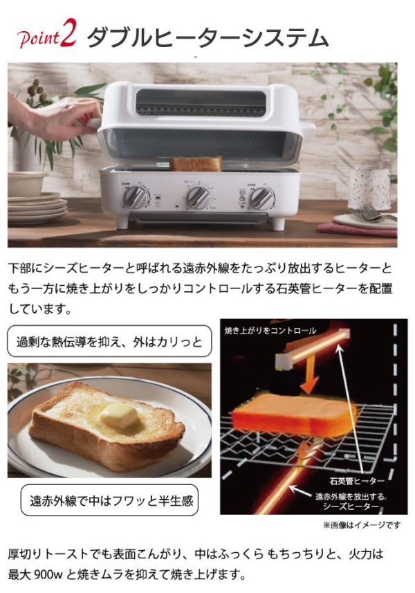 直送品・スマートトースターグリル ホットプレート グリル トースター オーブン オーブントースター トップオープン式 ピザトースト お菓子作り 焼肉 たこ焼きパーティー_3