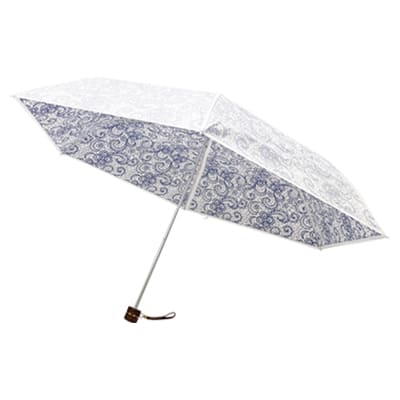 UVION プレミアムホワイト 55ミニ ペイズリー 4025 晴雨兼用傘 傘 ユビオン 折りたたみ 折り畳み 晴雨兼用 日傘 UVカット 遮光 遮熱 軽量 日本製 国産 レディース 女性用 アンブレラ かわいい 可愛い おしゃれ 折り畳み傘 折りたたみ傘 折りたたみ日傘 折り畳み日傘 おすすめ