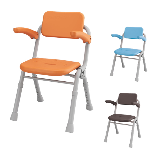 パナソニック シャワーチェア ユクリア Air コンパクトSPワンタッチ 入浴介助用品 介護用品 介護用風呂椅子 バスチェア シャワーチェアー 折りたたみ 入浴用品 背もたれ ひじかけタイプ コンパクト お年寄り 高齢者 シニア 両親 祖父母 誕生日 プレゼント おすすめ 人気
