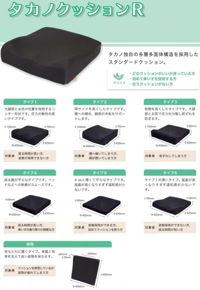 車いす用クッション タカノクッションR タイプ1 TC-R081 タカノ クッションR 大人用 車いす用 車椅子用 体圧分散 車椅子用クッション 車いすクッション 車椅子クッション お年寄り ご年配 高齢者 シニア 両親 祖父母 敬老の日 母の日 父の日 誕生日 プレゼント ギフト 贈り物_1