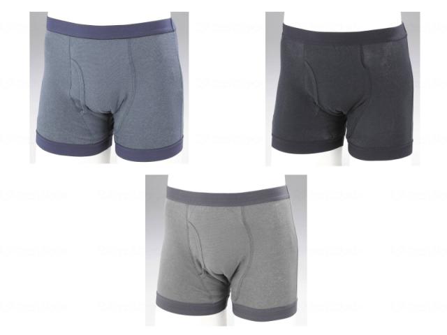 おしりまで安心 ニットトランクス 3枚組 トランクス 下着 インナー ボクサータイプ メンズ 軽失禁トランクス 介護 軽失禁 衣類 介護用衣類 シニア 尿もれ 尿失禁 尿漏れ 尿漏れ対策 男性用 紳士 下着 パンツ 失禁 ガード パッド 吸水 抗菌 防水 防臭 消臭 おすすめ 人気