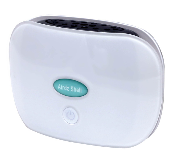 プラズマイオン空気清浄機 Airdz Shell エアーズ シェル プラズマイオンオゾン マイナスイオン 低濃度オゾン 消臭 除菌 ウイルス PM2.5 対策 会議室 寝室 リビング トイレ 臭い 煙 対策