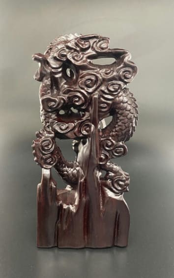 黒檀 吉祥龍神如意宝珠 開運 開運インテリア 吉祥龍神 厄除 龍 龍神 置物 龍神様 如意宝珠 風水 運気 繁栄 金運 吉祥 床の間 玄関 東 天珠 御守 御守り お守り グッズ おすすめ 通販 人気_3
