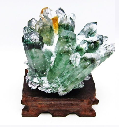 グリーン水晶 クラスター 開運インテリア 開運 風水 クラスター水晶 緑水晶 山入り水晶 ファントム 幻影 グリーンファントム パワーストーン 天然石 原石 スピリチュアル 置物 おしゃれ インテリア インテリアストーン 鉱石 コレクション 誕生日 プレゼント ギフト 贈り物