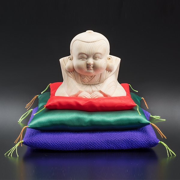 福助　縁起物　置物 : 福助 招福 開運 福助人形 昭和レトロ 置物 貯金箱