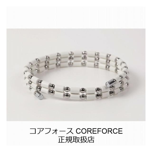 コアフォースループ ホワイト SUS50 50cm 中嶋常幸プロ愛用 コアフォース ゴルフ 中嶋常幸 COREFORCE ブレスレット ネックレス コアフォースブレスレット コアフォースネックレス おしゃれ 母の日 父の日 誕生日 プレゼント ギフト 贈り物 グッズ おすすめ 人気_1