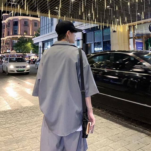 セットアップ メンズ 夏 韓国 ファッション 夏物 サマー セットアップ 半袖 サマースーツ 上下セットシャツ ショーツ ショートパンツ の通販はau Pay マーケット Bigbangfellas