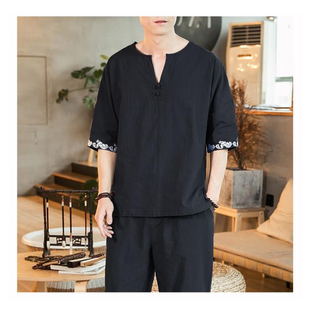 送料無料 気分を変える メンズ チャイナシャツ ティーシャツ Tee Tシャツ カットソー 半袖 ハーフスリーブ ブイネック Vネック 深ブイの通販はau Pay マーケット ビッグバンフェローズ