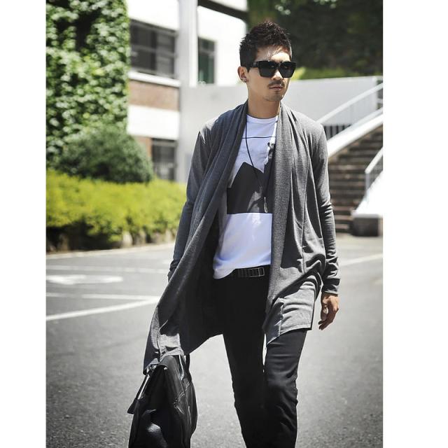 これだけでキマル カーディガン メンズ ロングカーディガン カーデ 長袖 韓国 ファッション ストリート カジュアル メンズファッション の通販はau Pay マーケット ビッグバンフェローズ