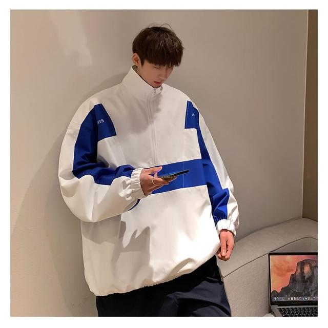 韓国 ファッション ゆったり ハーフジッププルオーバー ジャージ スウェット スエット アウター 病みかわいい シェア服 メンズ レディーの通販はau Pay マーケット Bigbangfellas