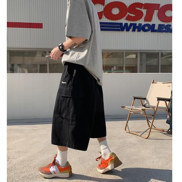 ハーフパンツ カーゴバギー 極太 太い 膝下 ひざ下 ゆったり カーゴショーツ 韓国 ファッション ワイドパンツ カジュアルパンツ メンズ の通販はau Pay マーケット Bigbangfellas