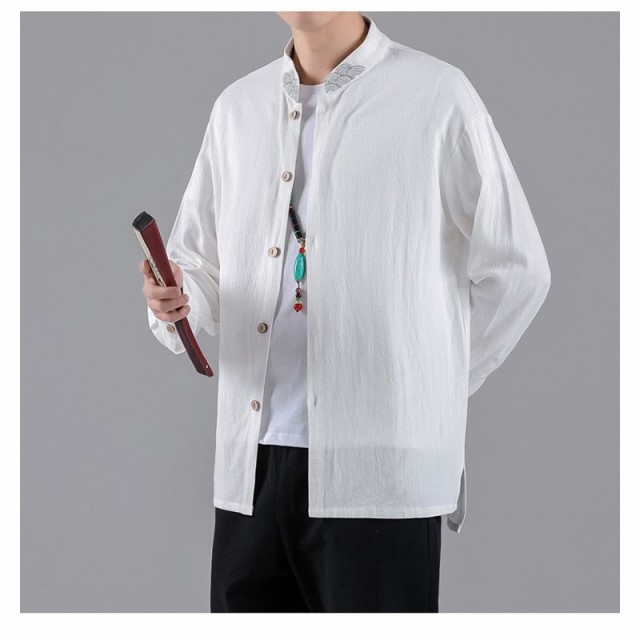 日本製 gomme デザイン デザイナー チャイナボタン カンフーシャツ