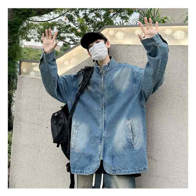 韓国 ファッション デニム ジャケット ジージャン Gジャン ポケット