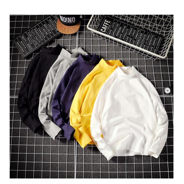 韓国 ファッション メンズ ロングtシャツ モックネック ハイネック タートルネック ロンt メンズ 長袖 カットソー Tシャツ トップス 無地の通販はau Pay マーケット ビッグバンフェローズ