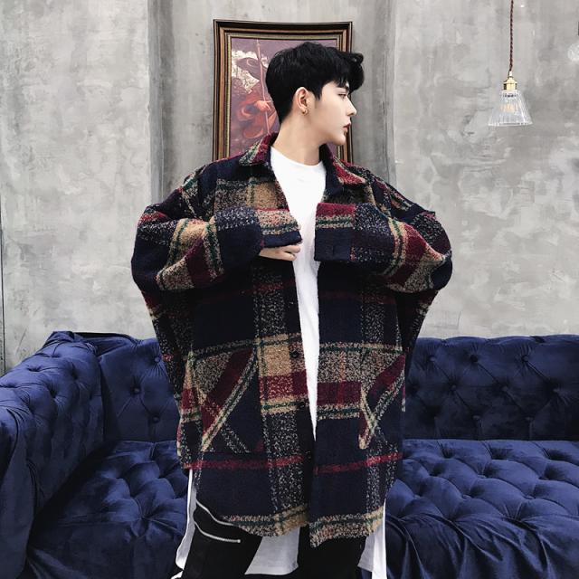 ビッグシルエット チェックシャツ ロングスリーブ 長袖 メンズ メンズファッション 韓国ファッション ストリート系 カジュアの通販はau Pay マーケット ビッグバンフェローズ