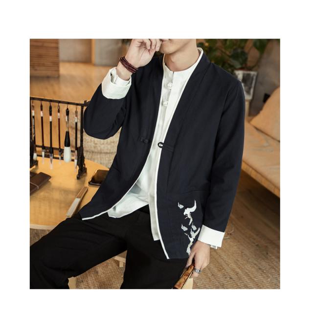 気分を変える チャイナカーディガン 羽織り 春コート スプリングコート 半被 刺繍 メンズ メンズファッション 長袖 原宿系の通販はau Pay マーケット ビッグバンフェローズ