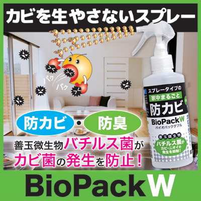 防カビ 防臭 バイオパックw カビ防止 カビ予防 バス用 お風呂用 送料無料の通販はau Pay マーケット スマイルキューブ