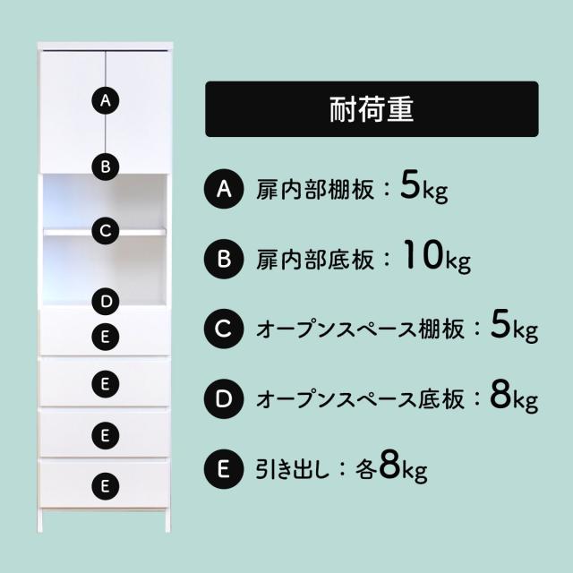 サニタリーラック 50 ランドリーラック サニタリー収納 洗面所収納 脱衣場 収納 レノア50