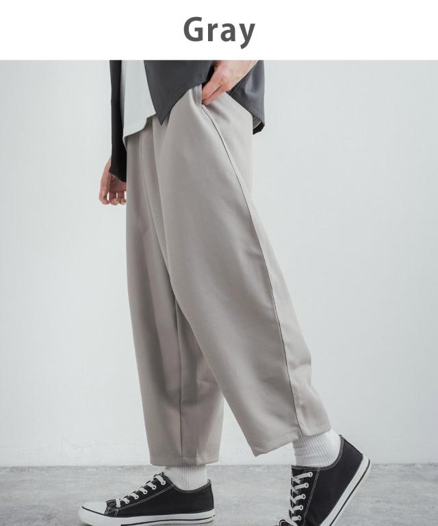 バルーンパンツ メンズ レディース テーパード カジュアル イージーウエスト ワイド クロップド シンプル スラックス 9652の通販はau Pay マーケット Rockymonroe ロッキーモンロー