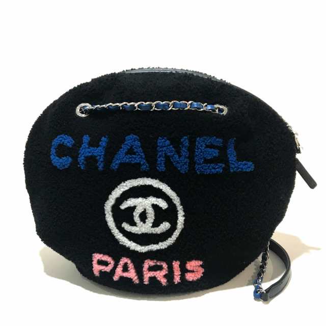 あす着 Chanel シャネル ロゴ トリコロール ショルダーバッグ 黒 青 白 ピンクの通販はau Pay マーケット ブランドショップ リファレンス