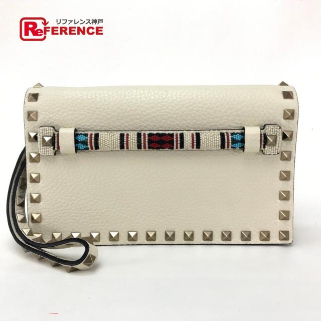 あす着ヴァレンティノ ロックスタッズ メンズ レディース クラッチバッグ アイボリー系の通販はau Pay マーケット ブランドショップ リファレンス