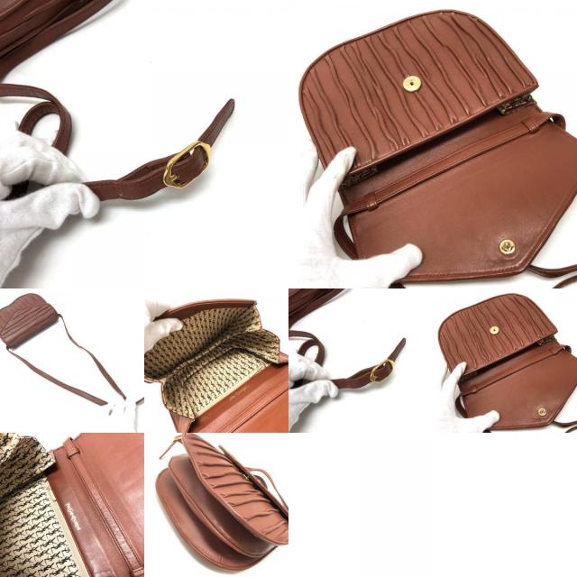 あす着 Yves Saint Laurent イヴ サンローラン ヴィンテージ Ysl ショルダーバッグ ブラウンの通販はau Pay マーケット ブランドショップ リファレンス