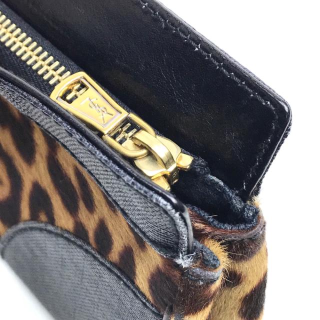 あす着 Yves Saint Laurent イヴ サンローラン レオパード 豹柄 メンズ レディース クラッチバッグ ブラウンの通販はau Pay マーケット ブランドショップ リファレンス