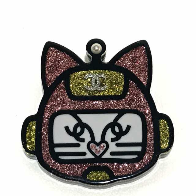 あす着 Chanel シャネル キャットロボット 猫モチーフ 17s Ccココマーク ブローチ ピンク系の通販はau Pay マーケット ブランドショップ リファレンス