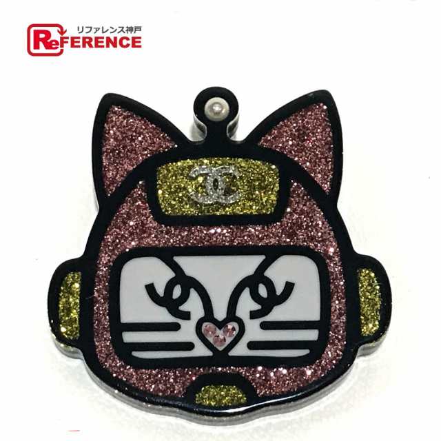 あす着 Chanel シャネル キャットロボット 猫モチーフ 17s Ccココマーク ブローチ ピンク系の通販はau Pay マーケット ブランドショップ リファレンス