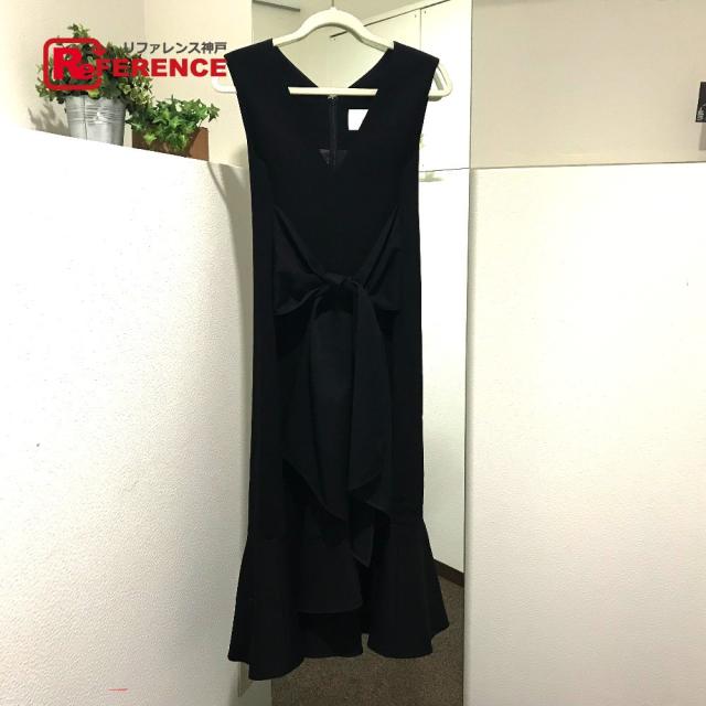 未使用 あす着 Le Ciel Bleu ルシェルブルー 19a バイファブリックフリル タグ有 ワンピース ブラックの通販はau Pay マーケット ブランドショップ リファレンス