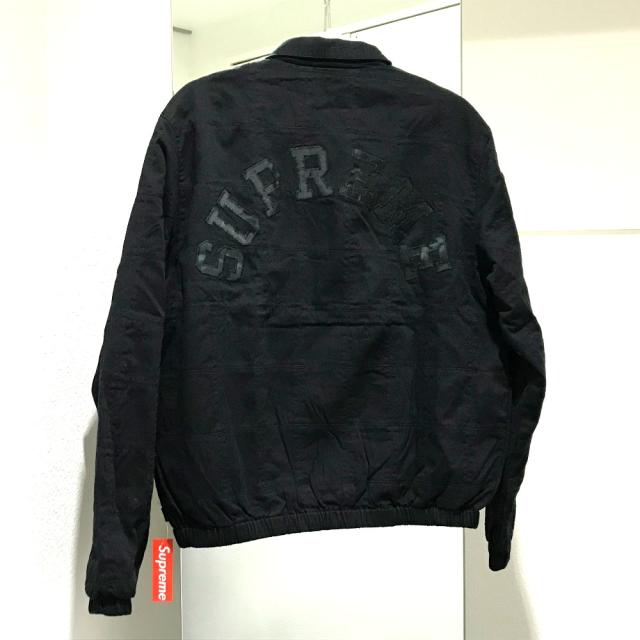 patchwork harrington jacket