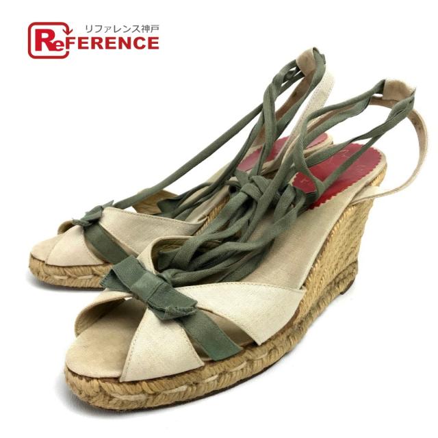 Christian Louboutin クリスチャンルブタン リボン レースアップ サンダル 2784の通販はau Pay マーケット ブランドショップ リファレンス