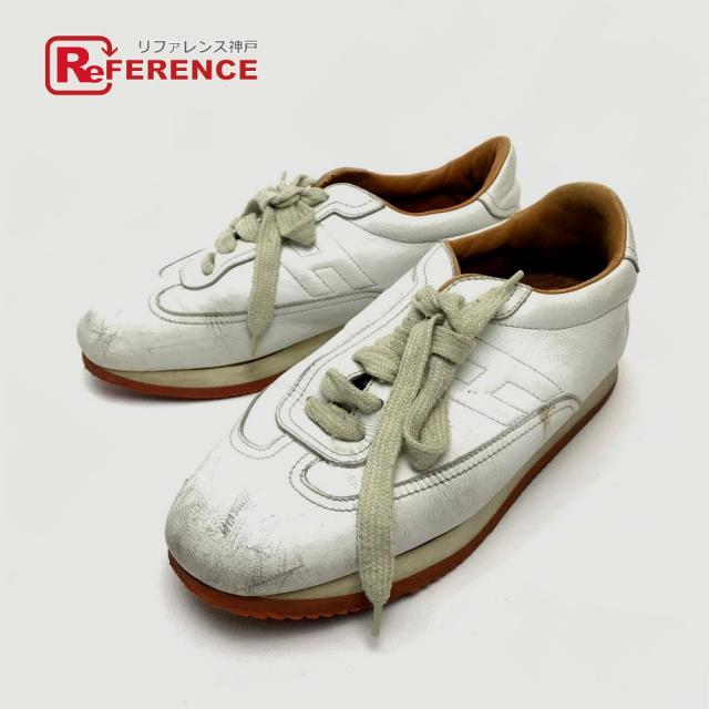 あす着 Hermes エルメス クイック スニーカー レザー ホワイト レディースの通販はau Pay マーケット ブランドショップ リファレンス