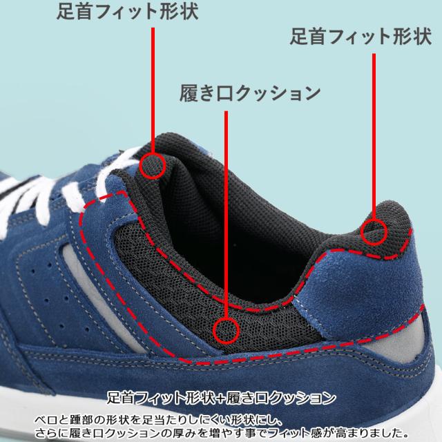 ミドリ安全 安全靴 G4695 (バンドタイプ)  ブラック  ネイビー  ホワイト  大  29.0〜30.0cm