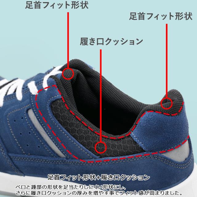 ミドリ安全 安全靴 G4595 静電 (バンドタイプ) ﾎﾜｲﾄ ﾌﾞﾗｯｸ ﾈｲﾋﾞｰ