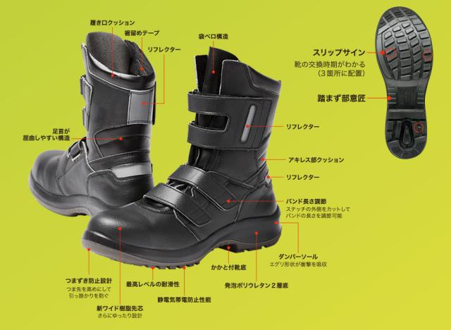 ミドリ安全 静電保護靴 MW235 ブラック 大 29.0〜30.0の通販はau PAY