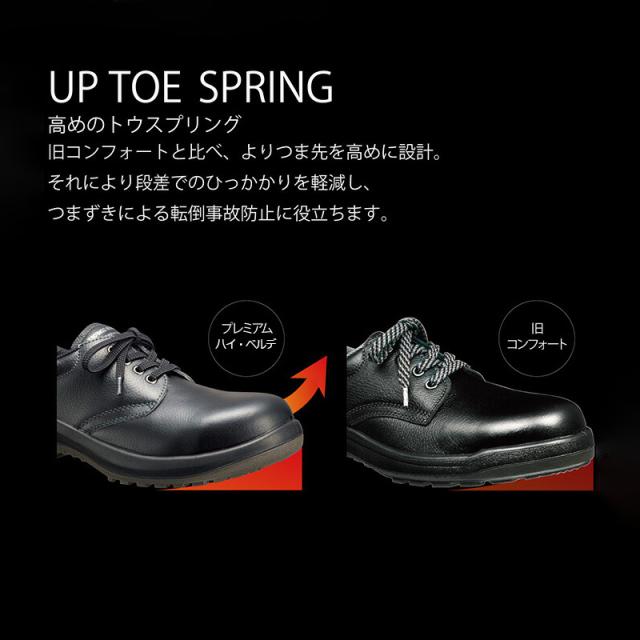 ミドリ安全 安全靴 プレミアム ハイ・ベルデ PRM240 ブラック 大 29.0
