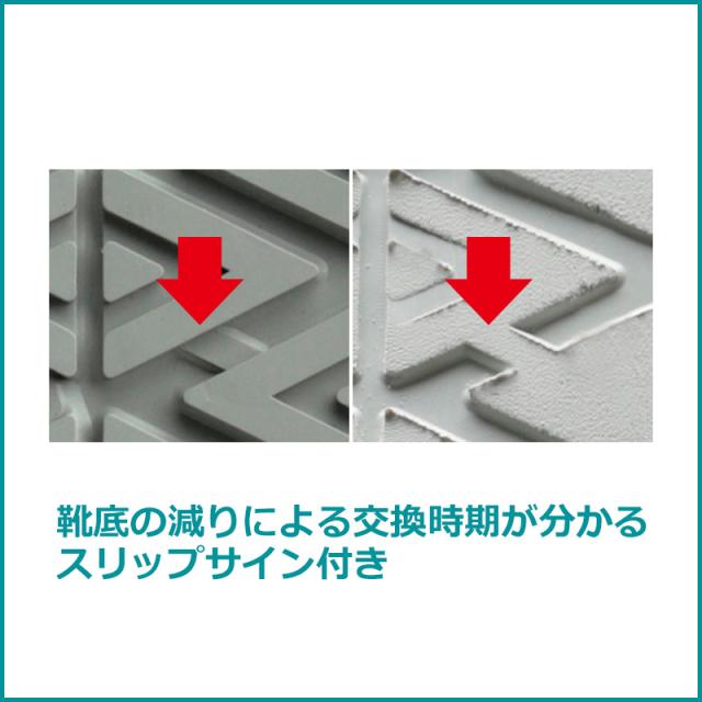 ミドリ安全 先芯入り超耐滑作業靴 ハイグリップ・ザ・フォース NHF-600 フルキャップ(旧CAP) ホワイト・ブルー 22.0〜28.0cm（EEE）