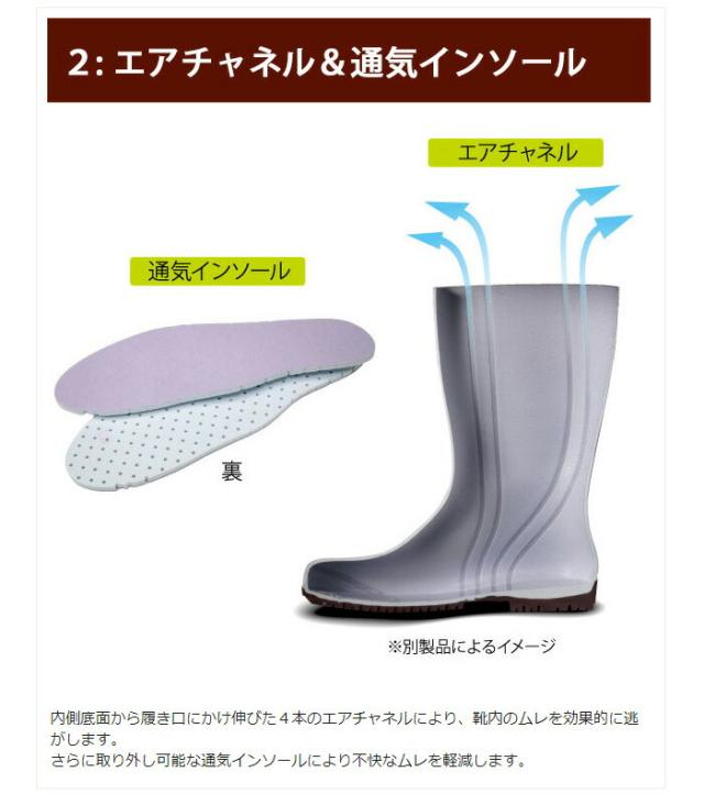 ミドリ安全 超耐滑安全長靴 NHG1000スーパー ホワイト ブラック 29.0〜30.0ｃｍ