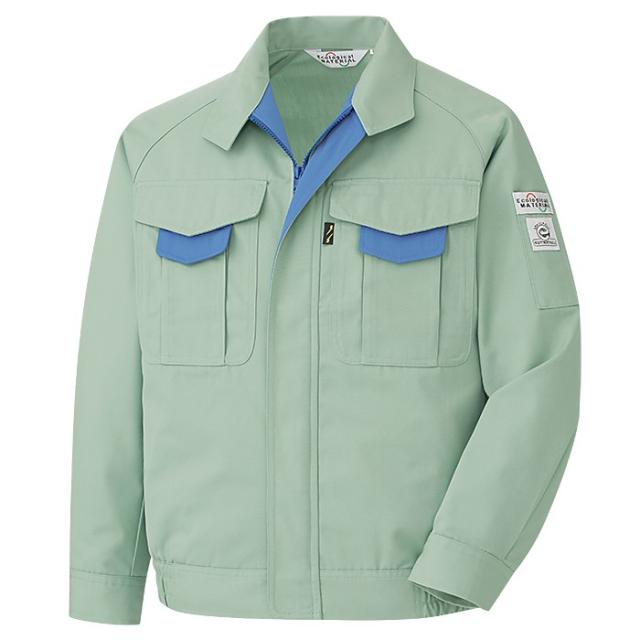 ミドリ安全 ブルゾン RC196 上 グリーン 作業着 作業服