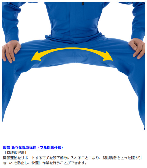 ミドリ安全 作業用つなぎ ベルデクセルフレックス T／C帯電防止ツナギ