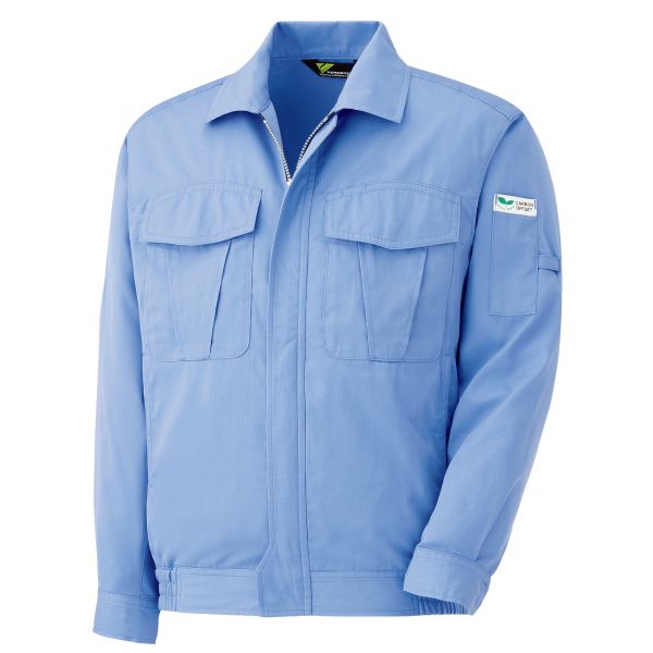 ミドリ安全 ベルデクセルフレックス VES 2142春夏上衣 男女兼用 ライトブルー メンズ レディース 作業着 作業服 男性用 女性用 消臭