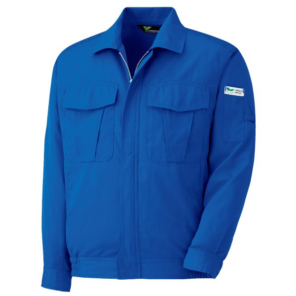 ミドリ安全 ベルデクセルフレックス VES 2143春夏上衣 男女兼用 ロイヤルブルー メンズ レディース 作業服 男性 女性 消臭