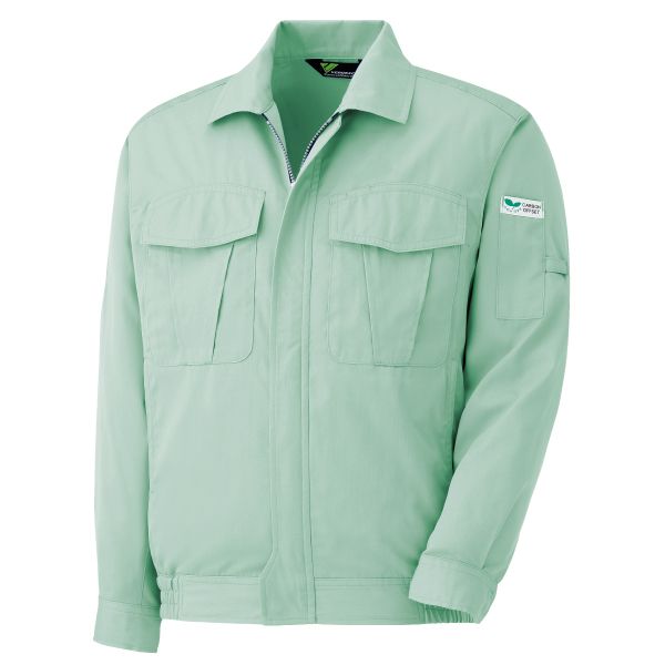 ミドリ安全 ベルデクセルフレックス VES 2146春夏上衣 男女兼用 グリーン メンズ レディース 作業着 作業服 男性用 女性用 消臭