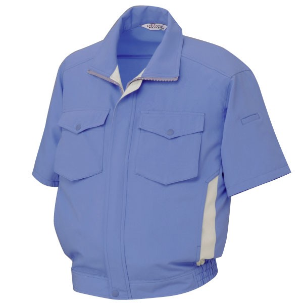 男女共用　半袖ブルゾン　ＲＣ−Ｓ４６３上　ブルー