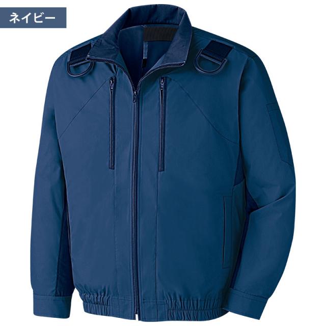 ミドリ安全 作業服 春夏 クールファン 長袖ブルゾン(ファン別売) WE70シリーズ フルハーネス対応 3カラー S〜5L_14