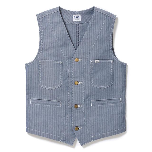 ボンマックス BONMAX/リー Lee 作業服 ベスト LCV19002-28 ブルー XS〜XXL_8
