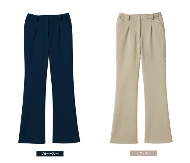 KARSEE カーシー オフィスウェア 女性用 レディース ニットブーツカットパンツ HL-1775 ブルーベリー カフェオレ SS〜3L_6