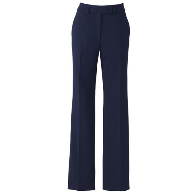 KARSEE カーシー オフィスウェア 女性用 STRETCH KNIT フレアストレートパンツ EAL-689 2カラー 5〜21号