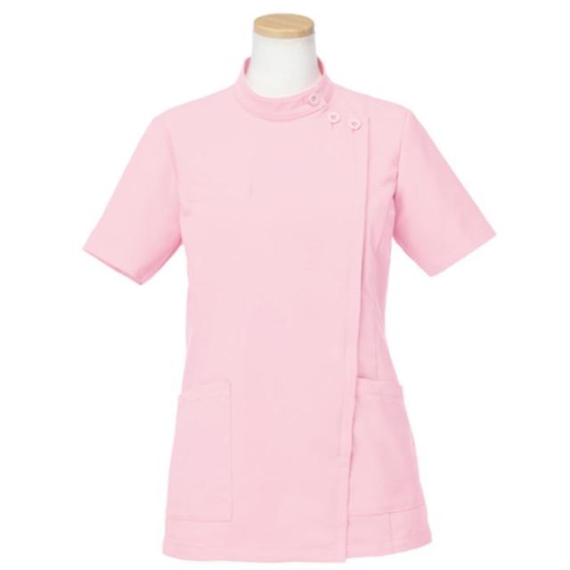 メディカルウェア 半袖ケーシージャケット レディース ピンク S 4l R8746 13 白衣 医療 衛生 作業着 ヤギコーポレーションの通販はau Pay マーケット ミドリ安全 Com